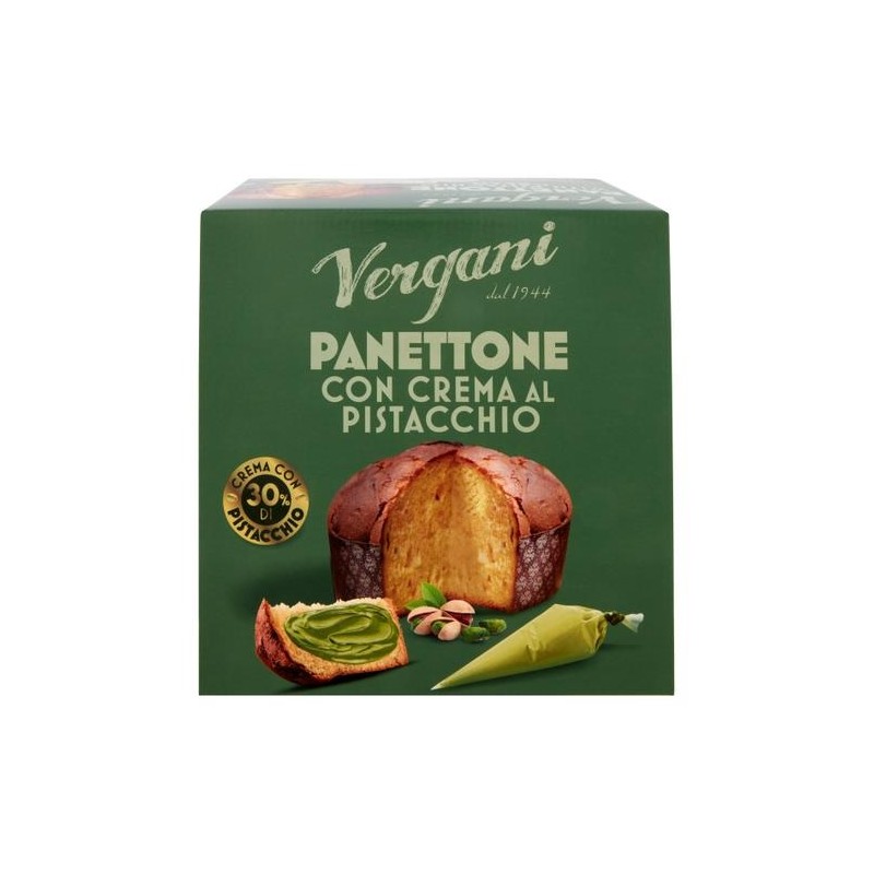 Panettone con crema al pistacchio 850 gr - Vergani