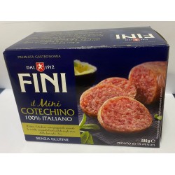 Il MINI Cotechino 100% Italiano 300 gr - Fini - fronte trasversale