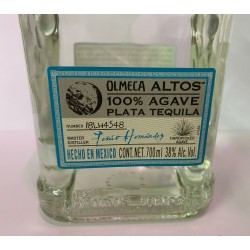 tequila altos  olmeca Platas blanca - etichetta fronte