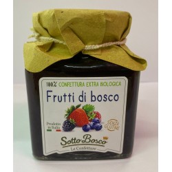 Confettura extra di frutti di bosco Bio 340 gr - Sotto Bosco fronte