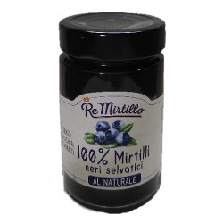 Mirtilli Neri Selvatici al Naturale 200 gr - Re Mirtillo