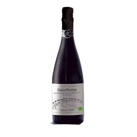 Lambrusco Grasparossa di Castelvetro d.o.p. bio "SassoStorno" 75 cl - Zanasi