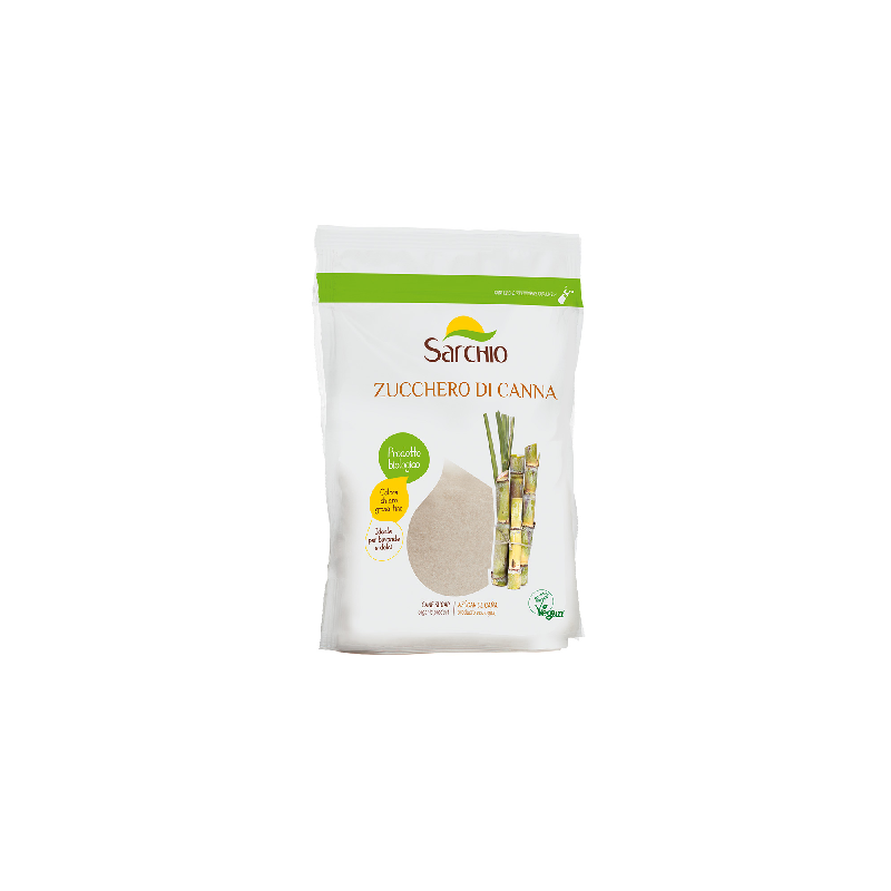 Zucchero di canna bio vegan 500 gr - Sarchio