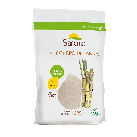 Zucchero di canna bio vegan 500 gr - Sarchio