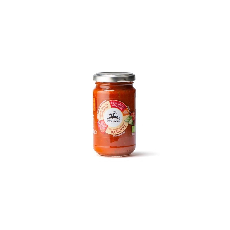 Sugo di pomodoro con basilico bio 200 gr - Alce Nero