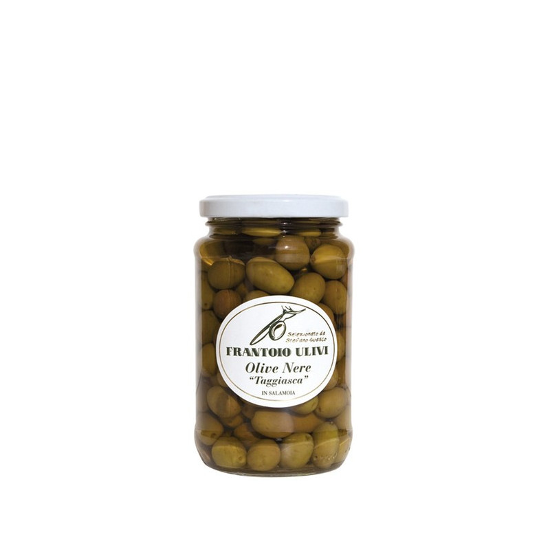 Olive nere taggiasche in salamoia 200 gr - Frantoio Ulivi di LIguria