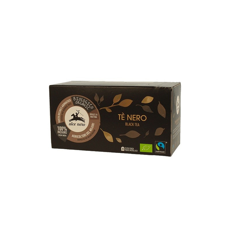 Tè nero biologico - 20 filtri 35 gr Alce Nero