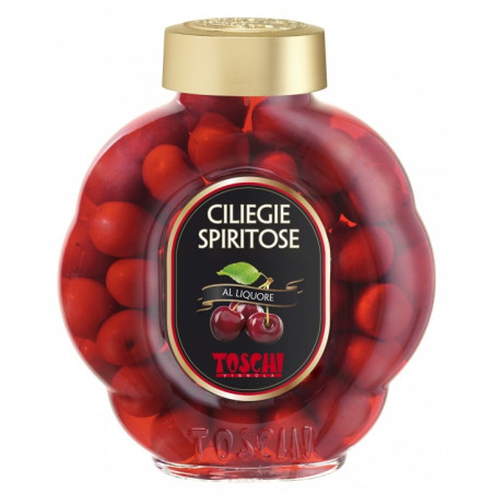 Ciliegie sotto spirito in Vaso Orologio 500 ml - Toschi